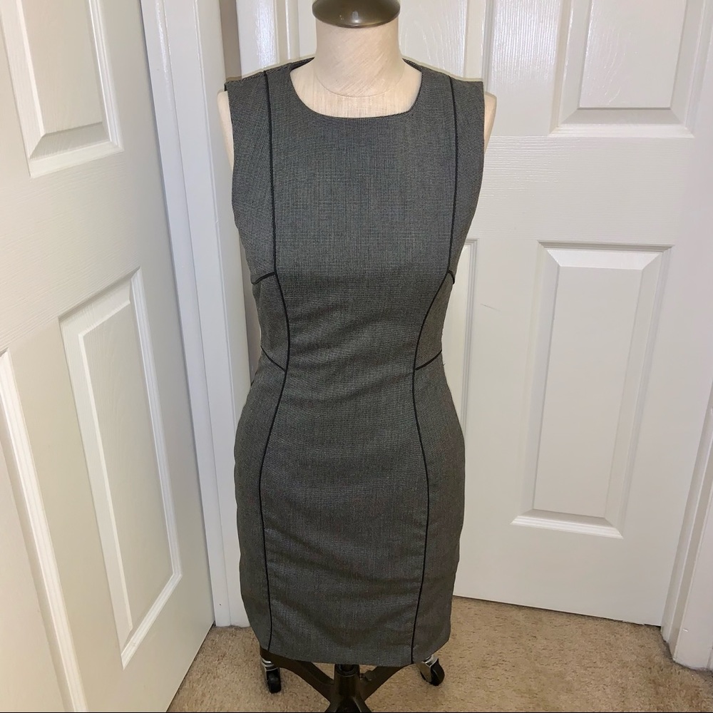 H&M Gray Sheath Dress Size 6